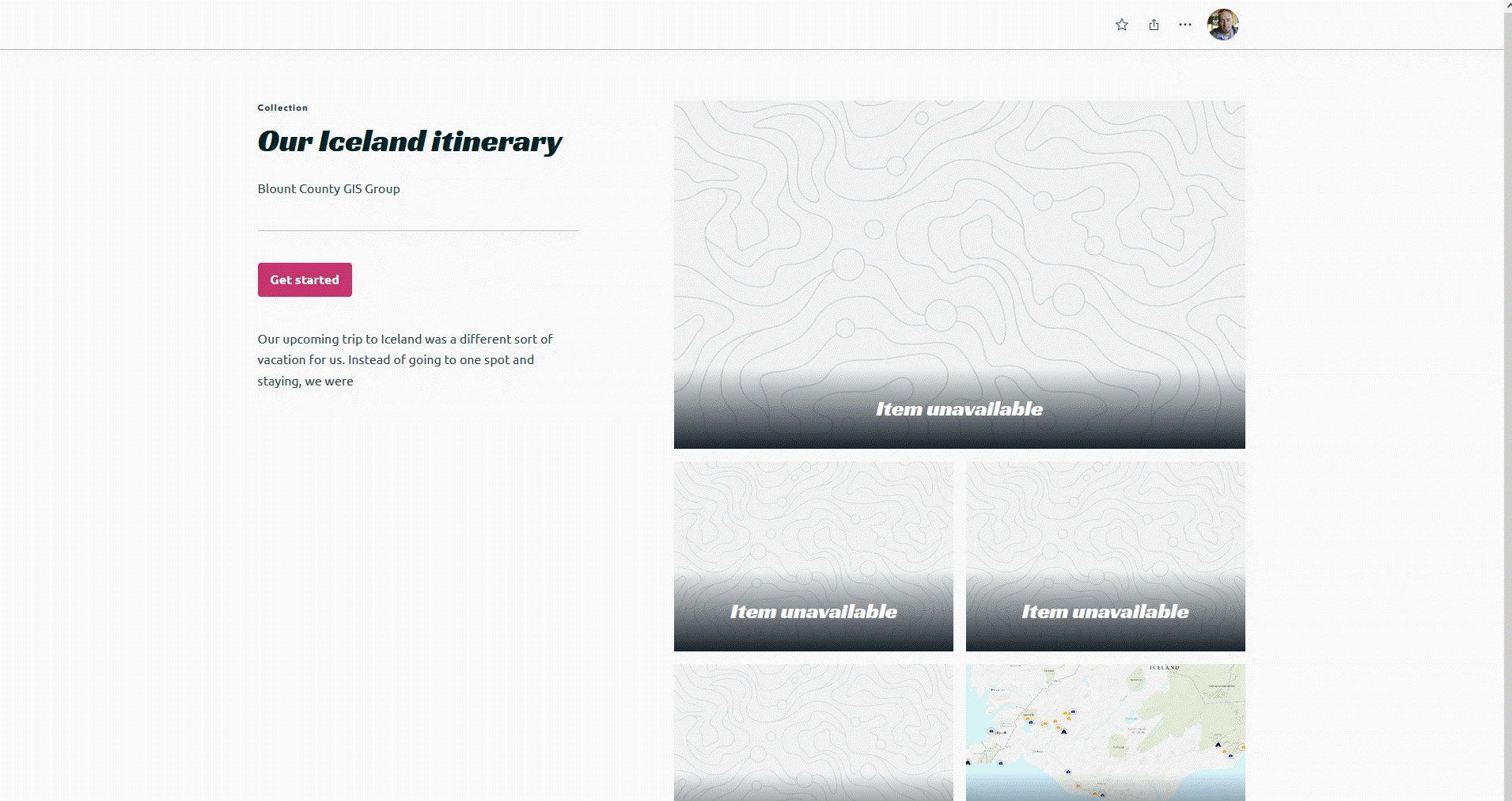 Iceland vacation storymap